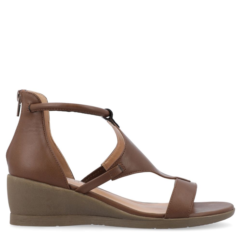 Journee Collection Womens Trayle Wide Wedge Sandal