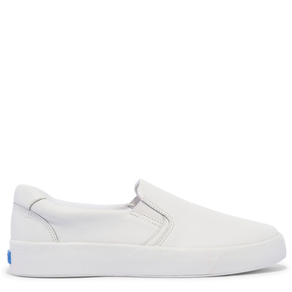 Keds Womens Pursuit Leather Slip On Sneaker