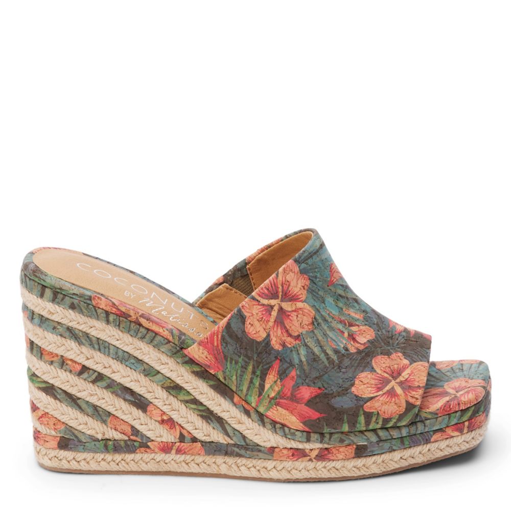 Coconuts Womens Audrey Wedge Sandal