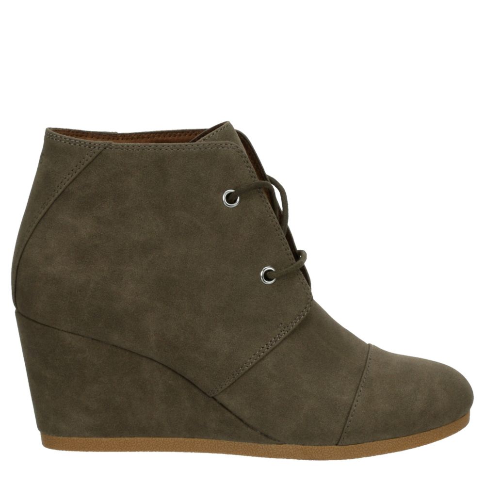Toms Womens Colette Wedge Ankle Boot