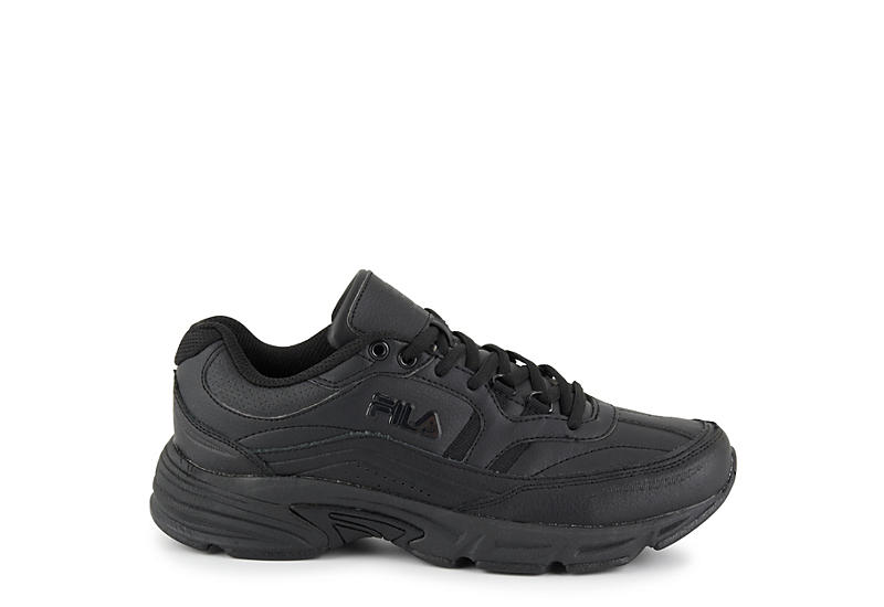 Fila Mens M Memory Workshift Slip Resistant Work Shoe  Work Safety Shoes - Black Size 9M