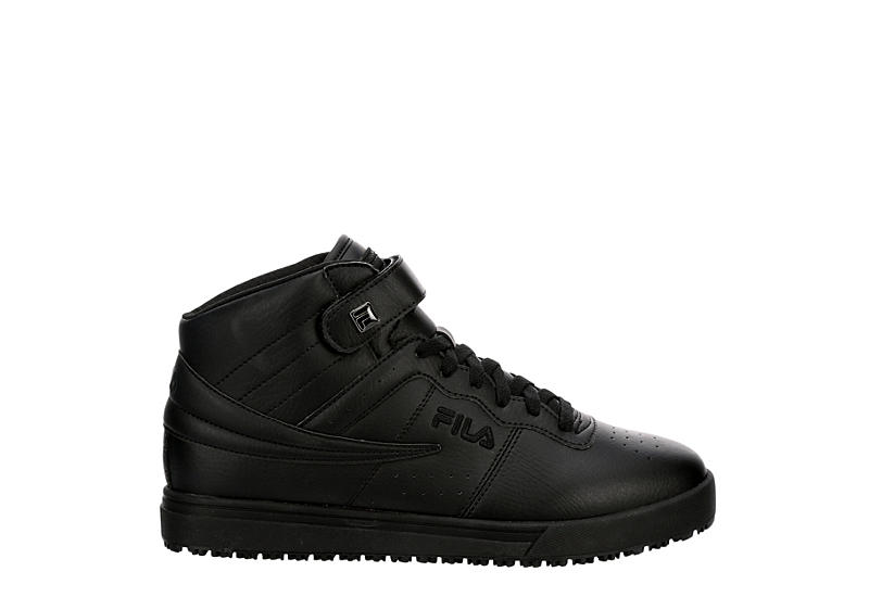 Fila Mens Vulc 13 Sr Slip Resistant Work Shoe  Work Safety Shoes - Black Size 9M