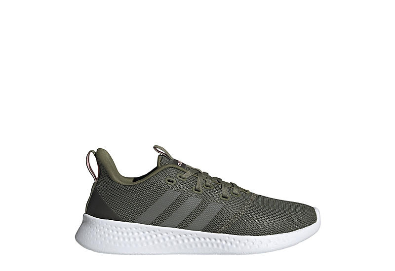Adidas Womens Puremotion Sneaker Running Sneakers - Olive Size 9M
