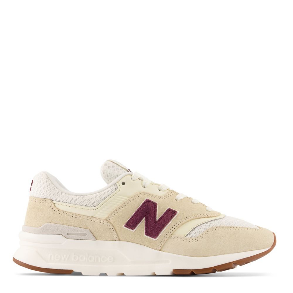 New Balance Womens 997 Sneaker  Running Sneakers - Off White Size 6.5M