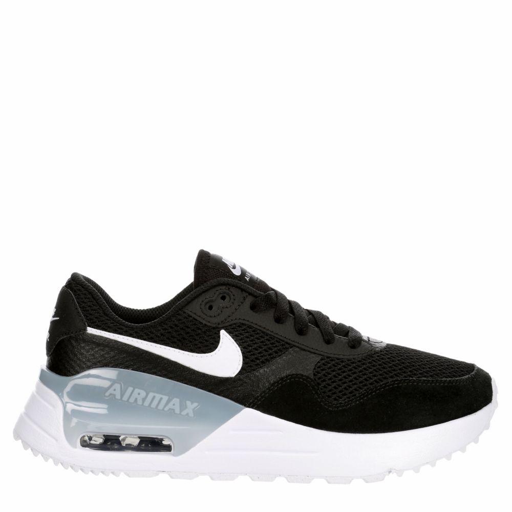 Nike Womens Air Max Systm Sneaker  Running Sneakers - Black Size 6M