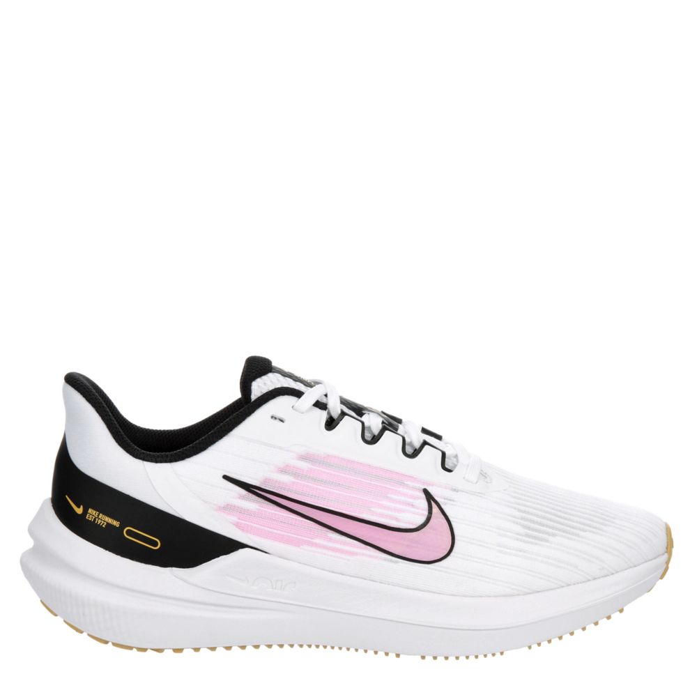 Nike Womens Air Zoom Winflo 9 Running Shoe  - White Size 9M