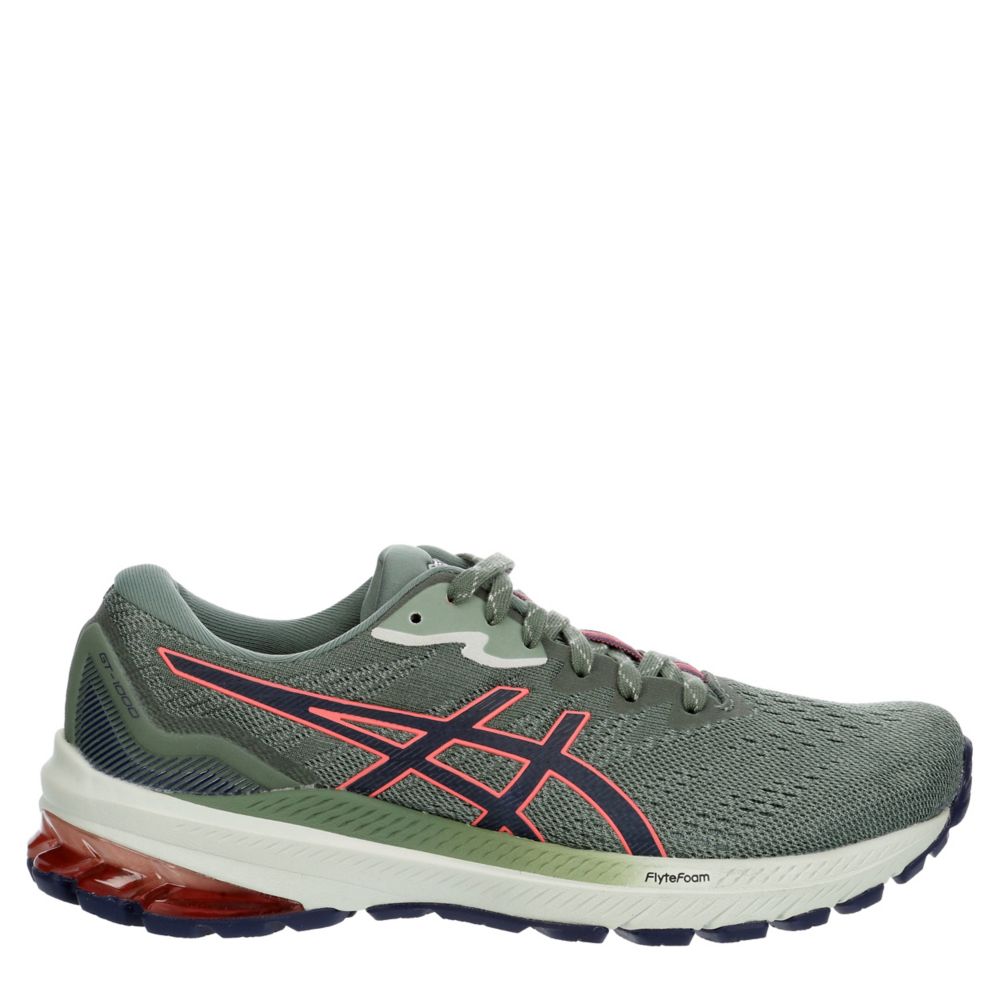 Asics Womens Gt-1000 11 Running Shoe  - Olive Size 8M