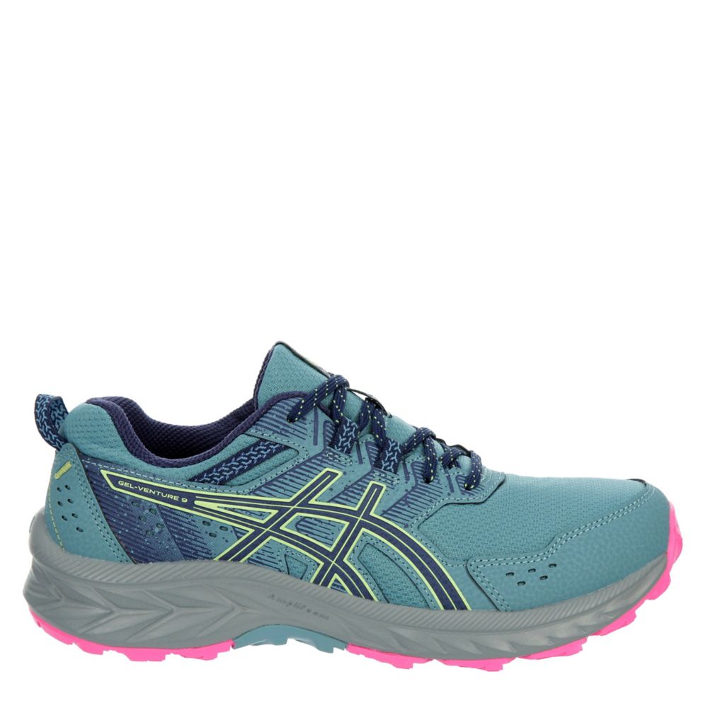 Asics Womens Gel-Venture 9 Running Shoe  - Light Blue Size 9M