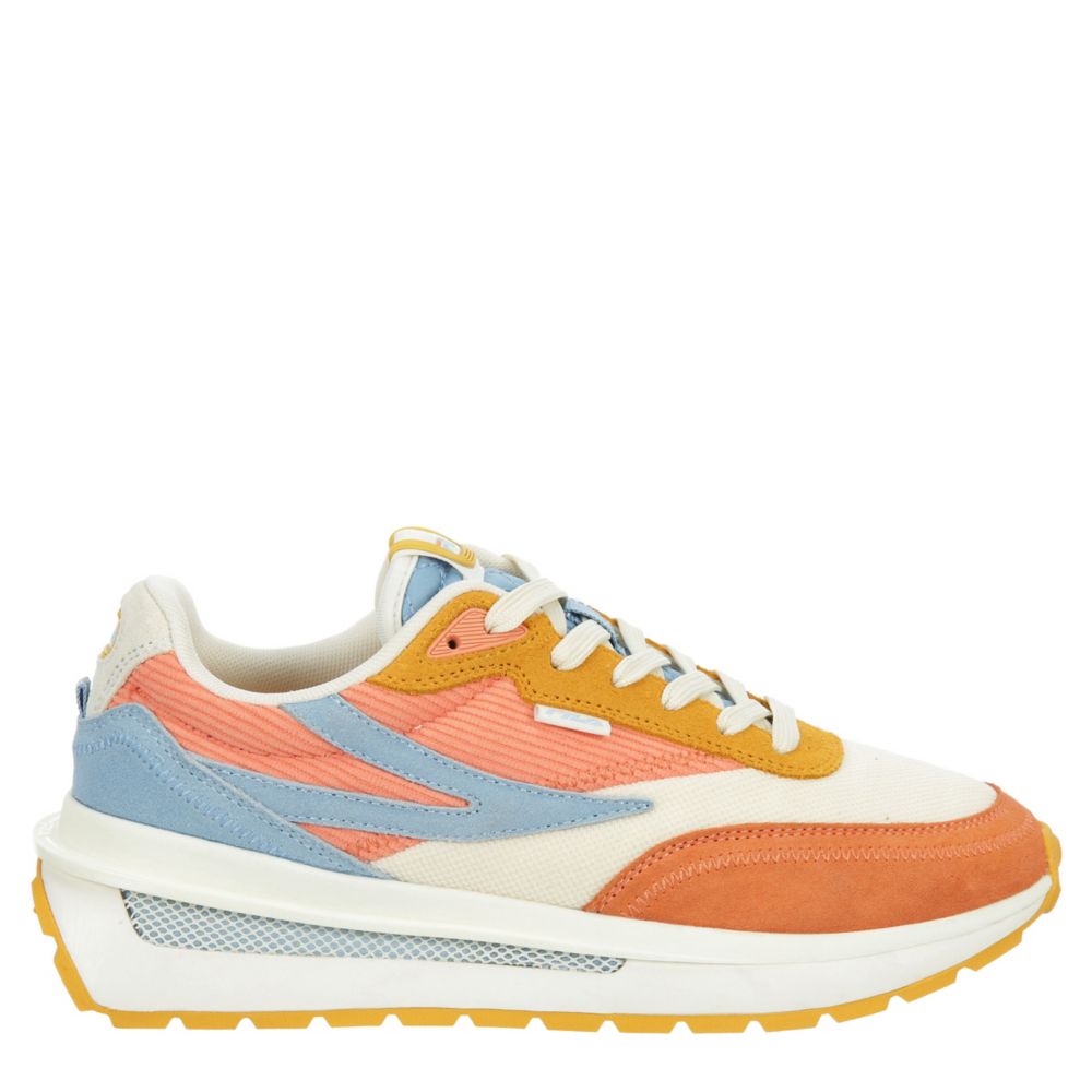 Fila Womens Renno Sneaker  Running Sneakers - Orange Size 7M