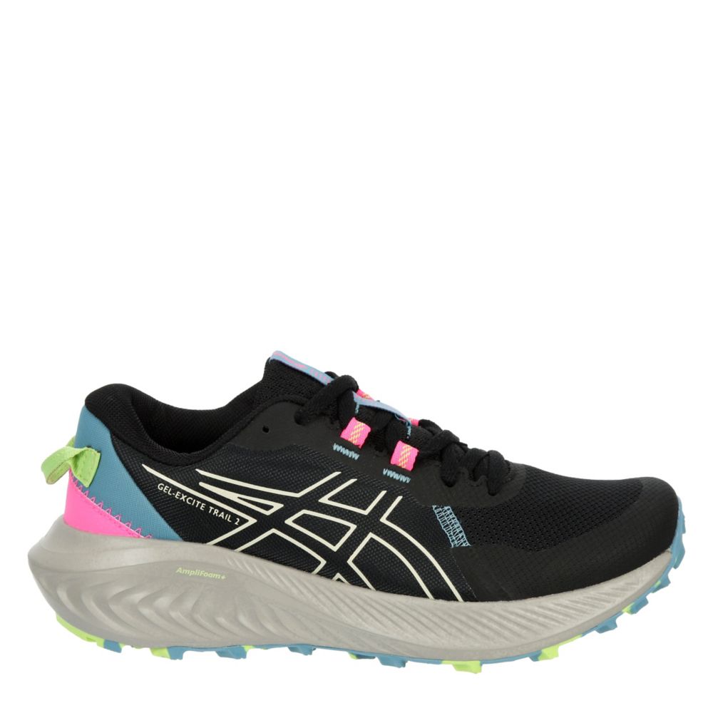 Asics Womens Gel-Excite Trail 2 Running Shoe  - Black Size 5M