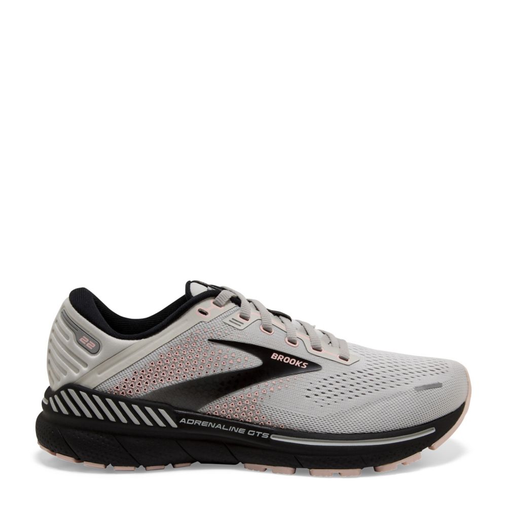 Brooks Womens Adrenaline Running Shoe  - Grey Size 6.5W