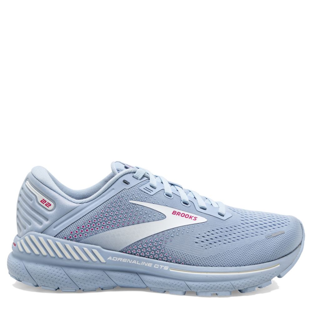 Brooks Womens Adrenaline Running Shoe  - Light Blue Size 9M