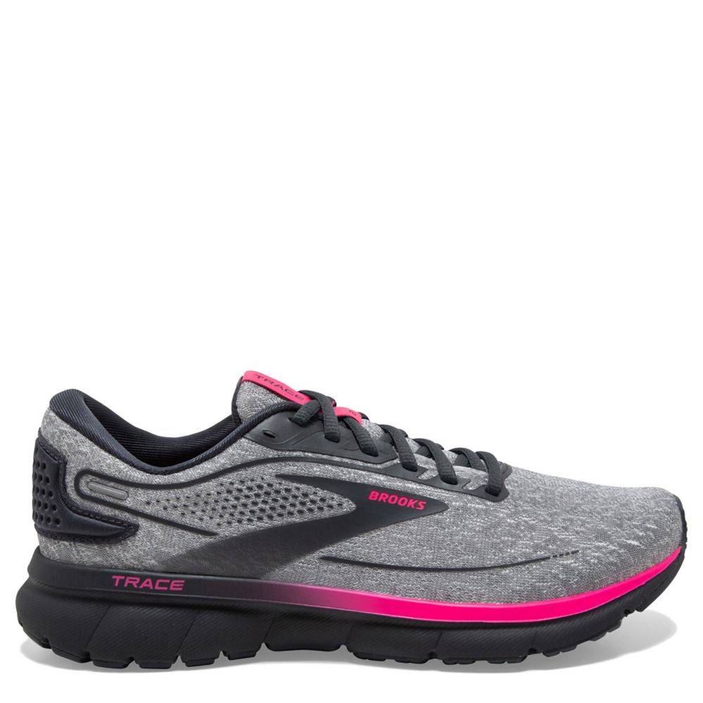 Brooks Womens Trace 2 Running Shoe  - Grey Size 7M