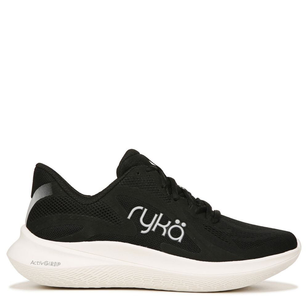Ryka Womens Intention Running Shoe  - Black Size 7M