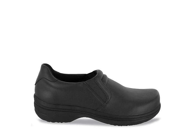 Easy Works Womens Bind Slip Resistant Work Shoe  Work Safety Shoes - Black Size 9W