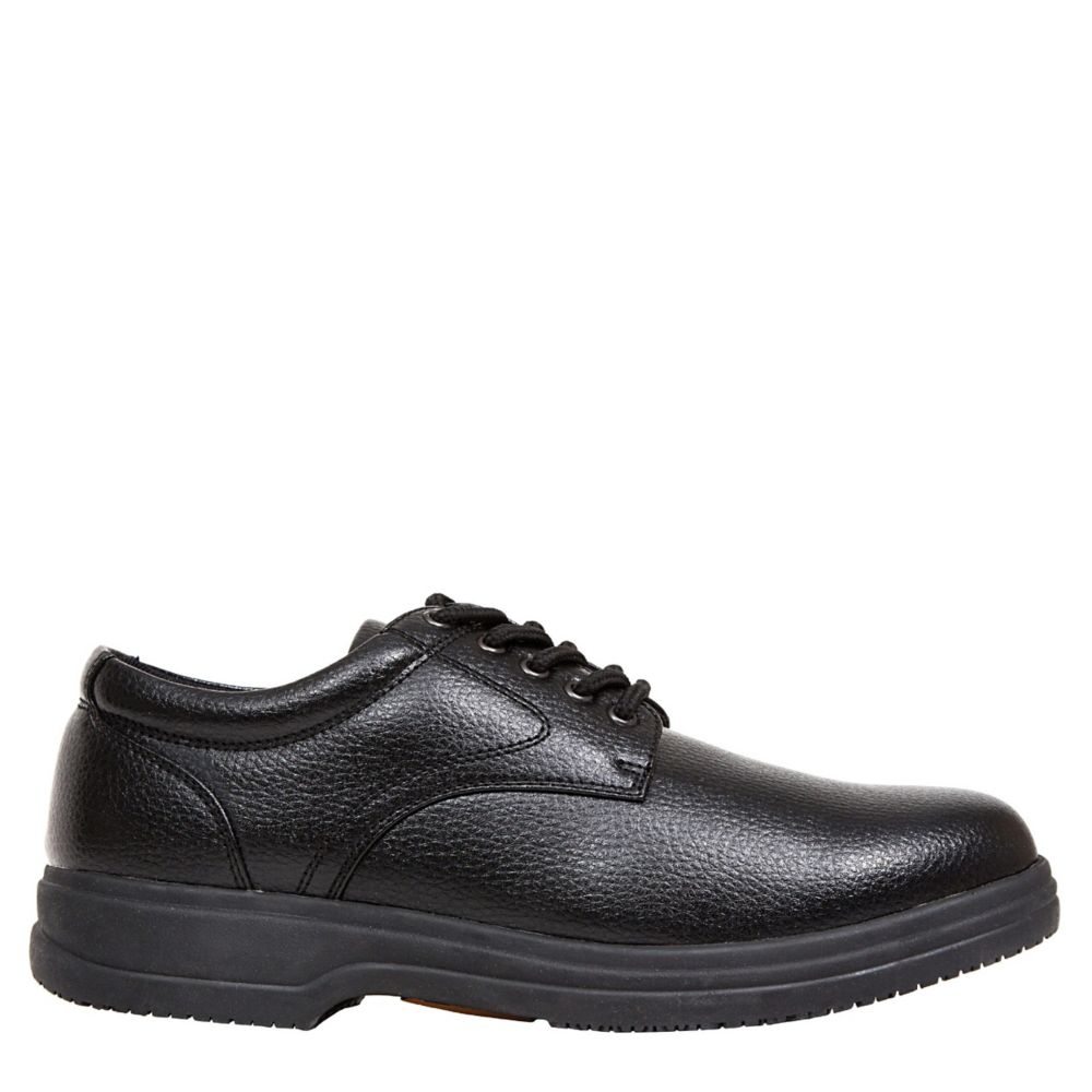 Deer Stags Men's Service Slip Resistant Work Shoe  Work Safety Shoes - Black Size 7M