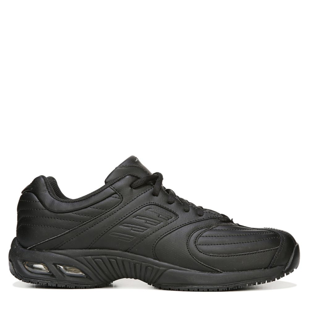Dr. Scholls Men's Cambridge Ii Slip Resistant Work Shoe  Work Safety Shoes - Black Size 8.5W