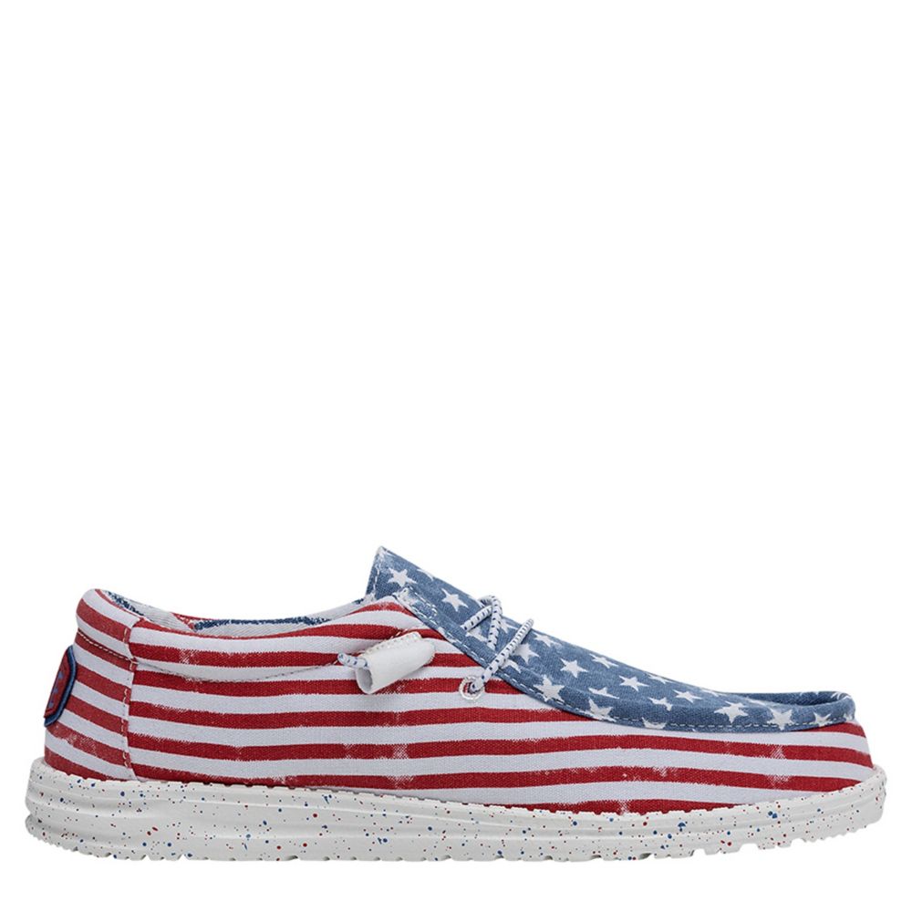 Heydude Men's Wally Patriotic Slip On Sneaker