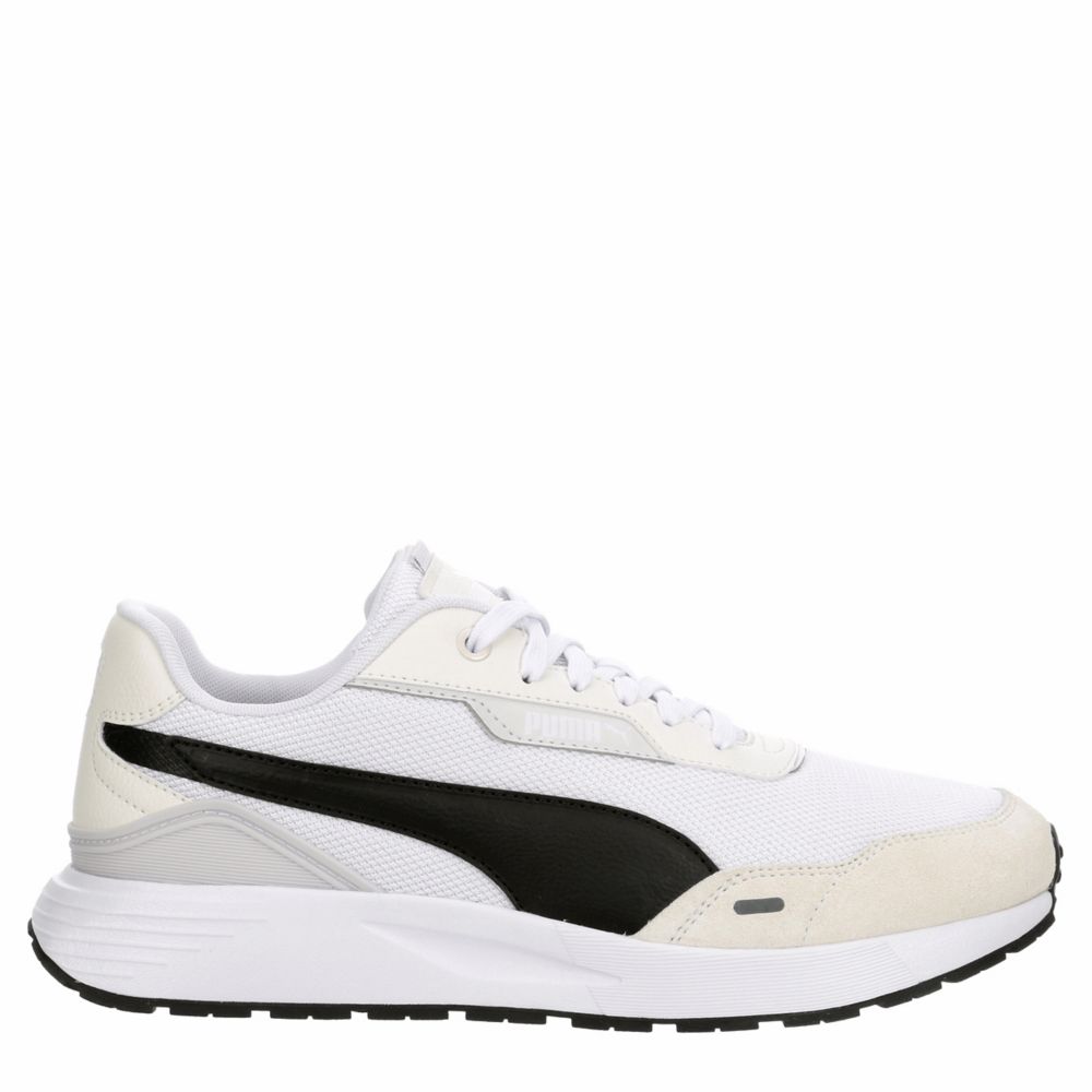 Puma Men's Runtamed Plus Sneaker  Running Sneakers - White Size 13.5M