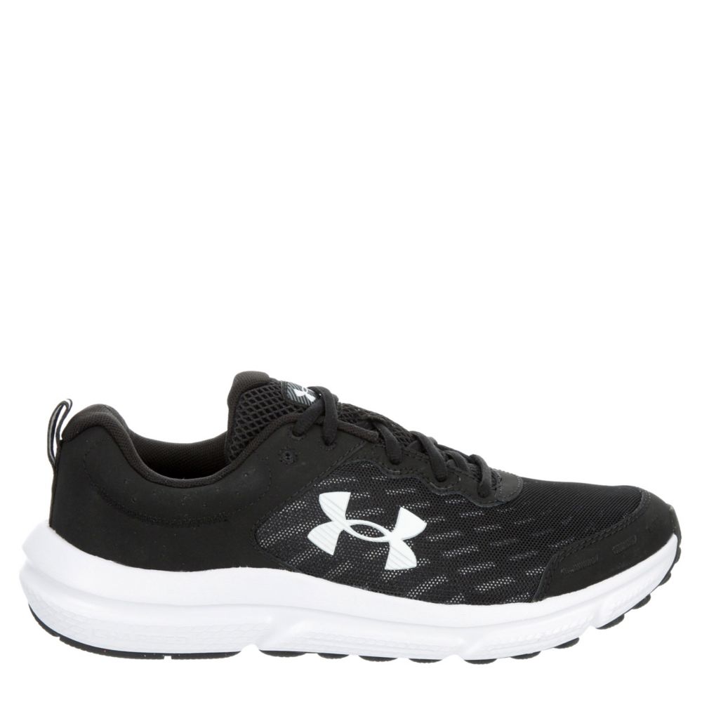Under Armour Men's Charged Assert 10 Running Shoe  - Black Size 6W
