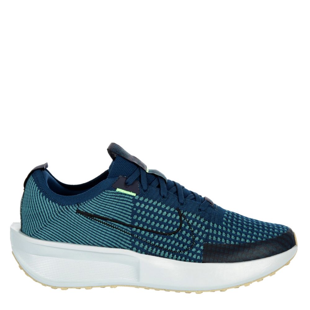 Nike Men's Flyknit Interact Run Running Shoe  - Blue Size 13M