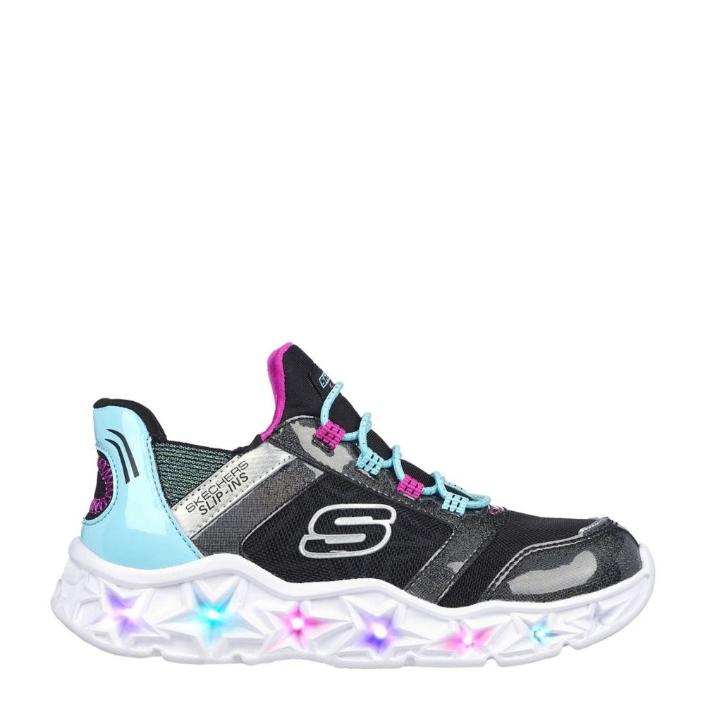 Skechers Girls Slip-Ins Galaxy Lights Slip On Sneaker