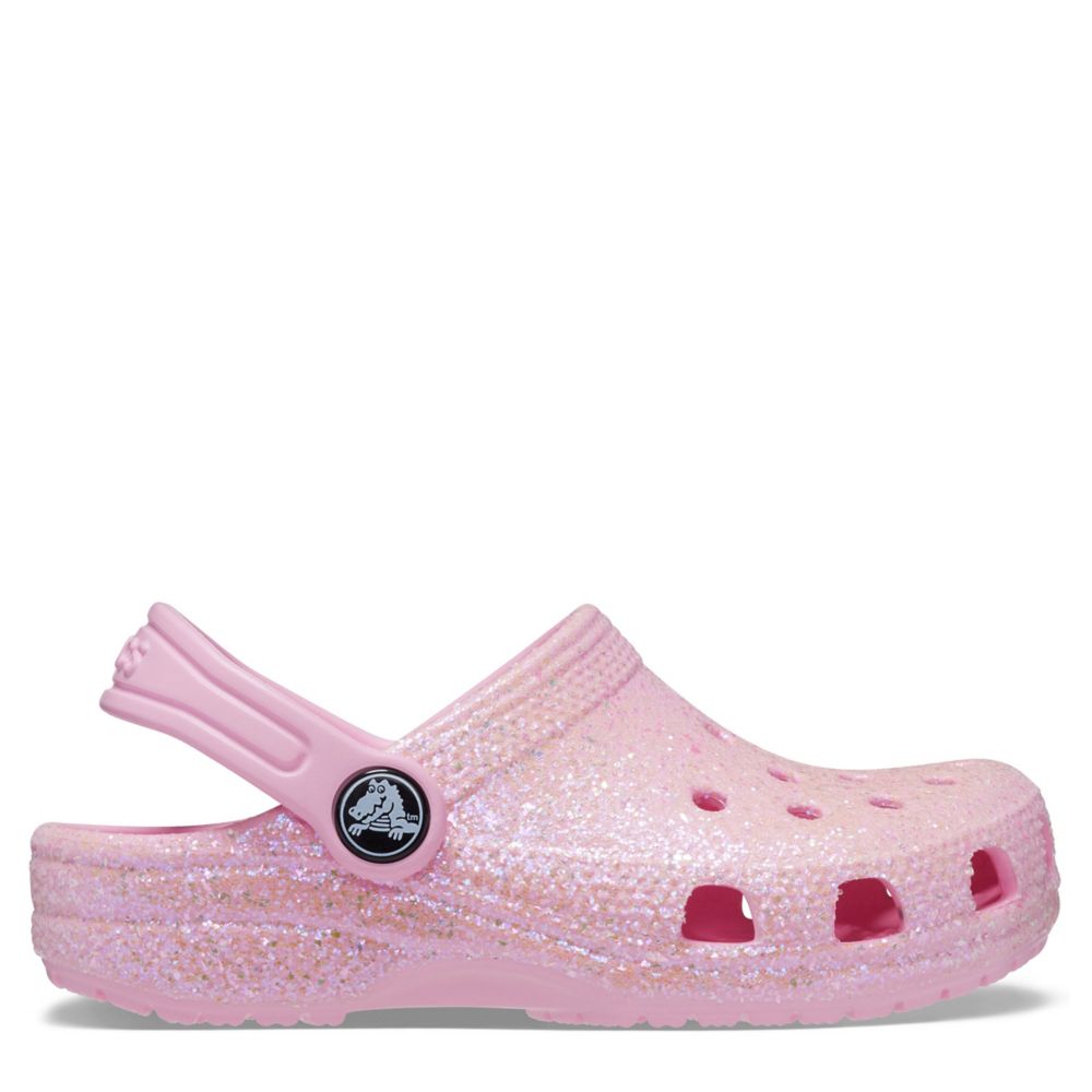 Crocs Girls Toddler Classic Glitter Clog
