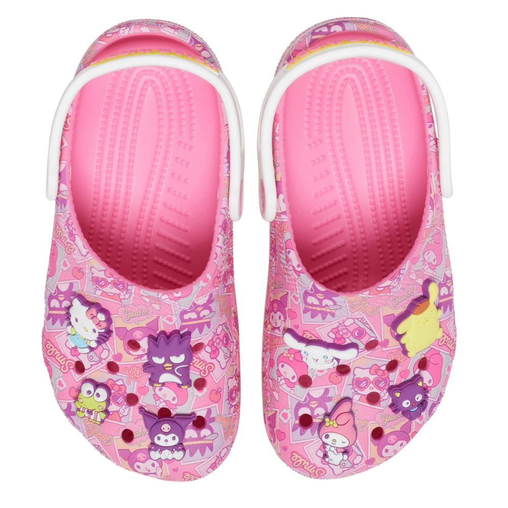 Crocs Girls Little-Big Kid Hello Kitty Classic Clog
