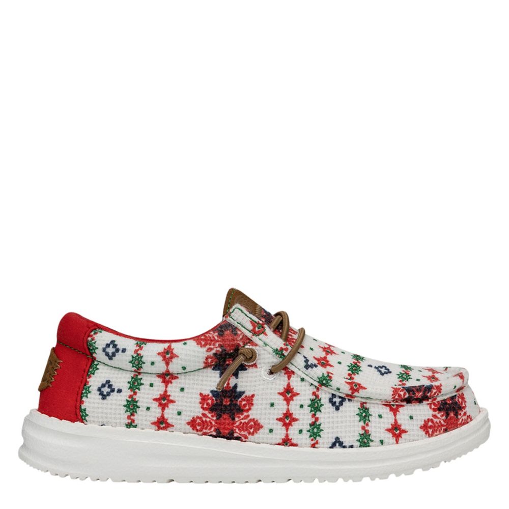 Heydude Boys Wally Youth Ugly Sweater Slip On Sneaker