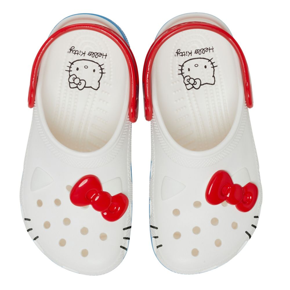 Crocs Girls Little-Big Kid Hello Kitty Classic Clog