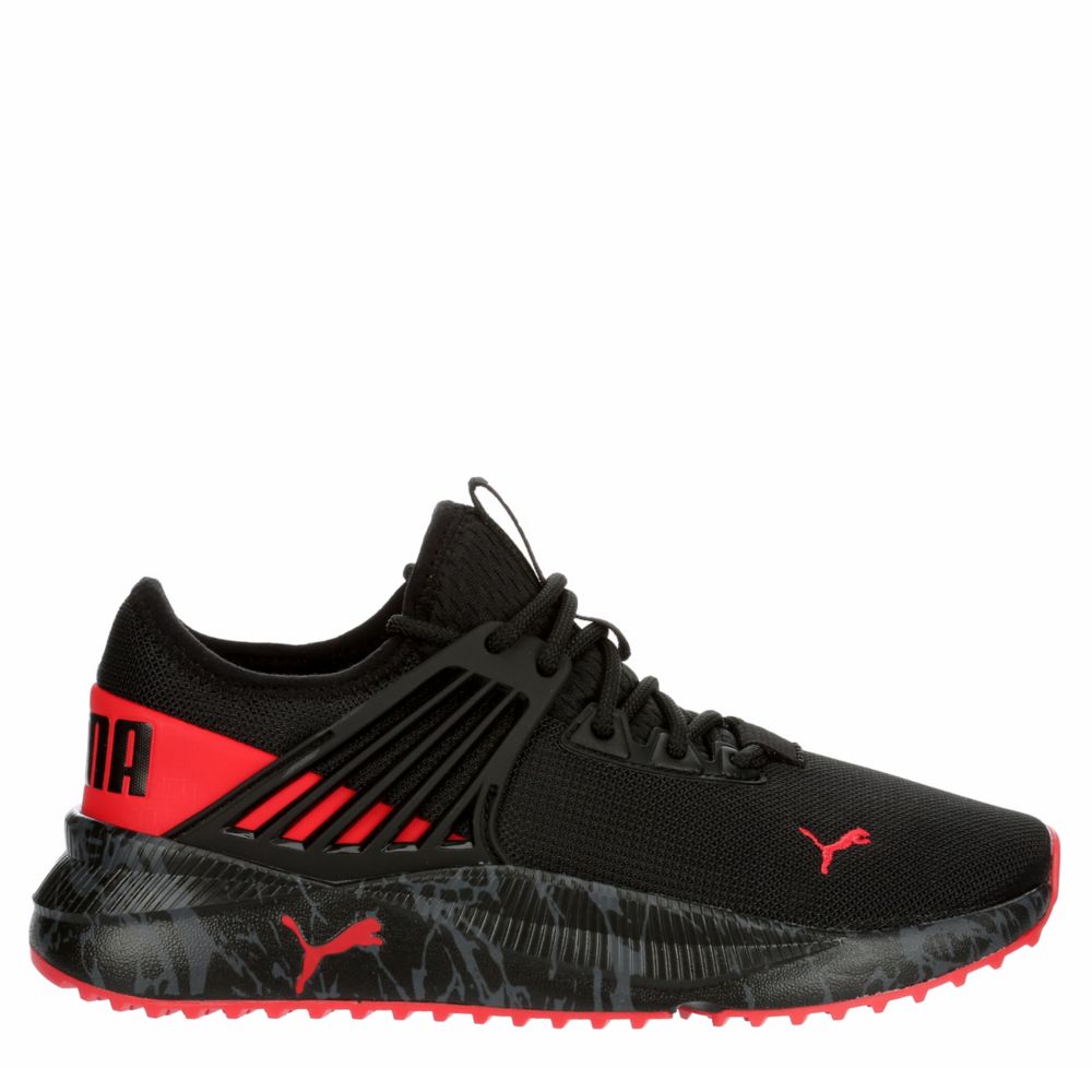 Puma Boys Big Kid Pacer Future Sneaker  Running Sneakers - Black Size 1.5M