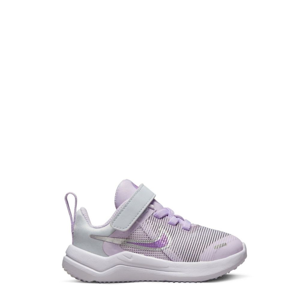 Nike Girls Infant-Toddler Downshifter 12 Slip On Sneaker  Running Sneakers - Purple Size 3M