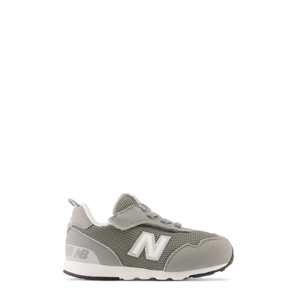New Balance Boys Infant-Toddler 515 Sneaker  Running Sneakers - Grey Size 4M