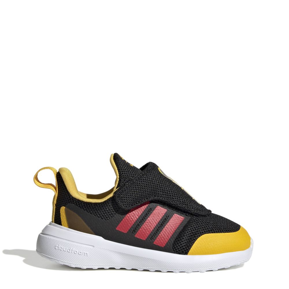 Adidas Boys Toddler Fortarun Mickey Slip On Sneaker  Running Sneakers - Black Size 9M