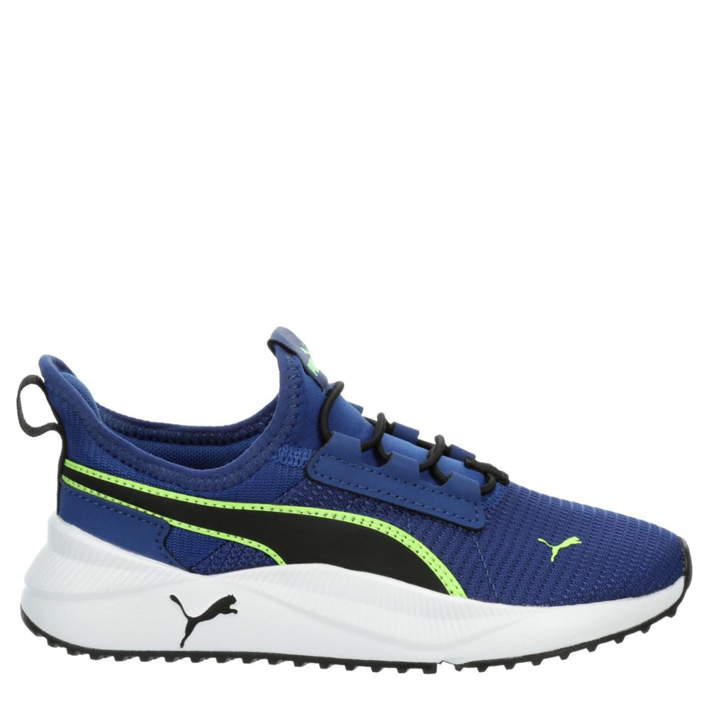 Puma Boys Little Kid Pacer Easy Street Sneaker  Running Sneakers - Blue Size 11M