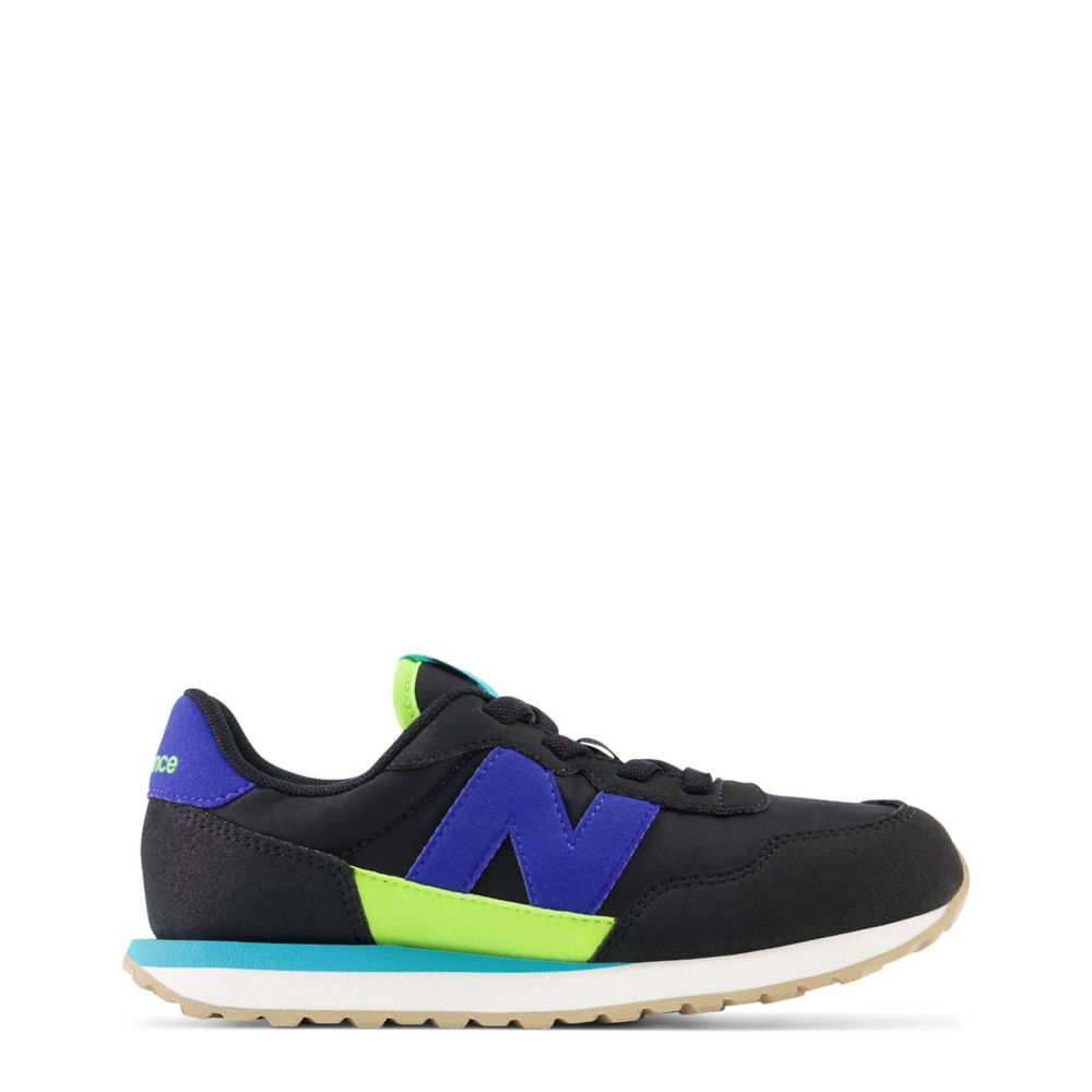 New Balance Boys Little Kid 237 Sneaker  Running Sneakers - Black Size 2M
