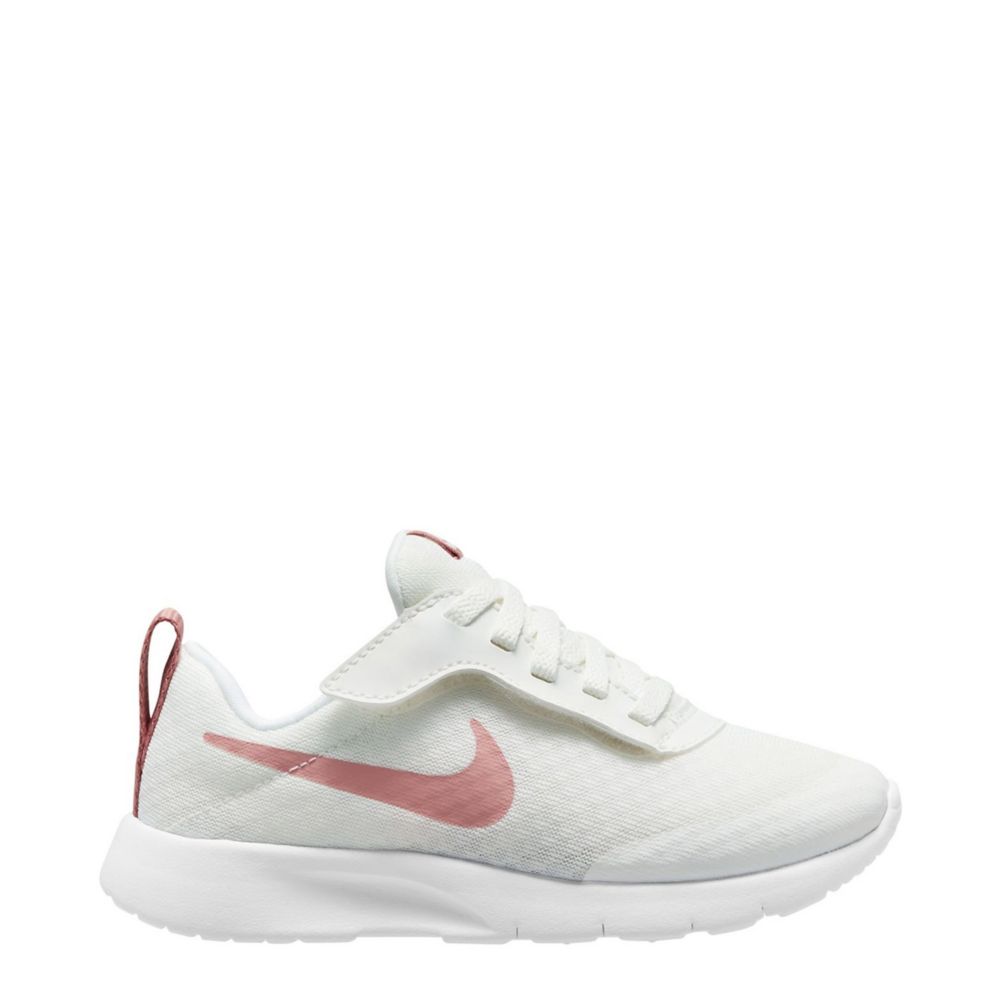Nike Girls Little Kid Tanjun Ez Sneaker  Running Sneakers - White Size 1M
