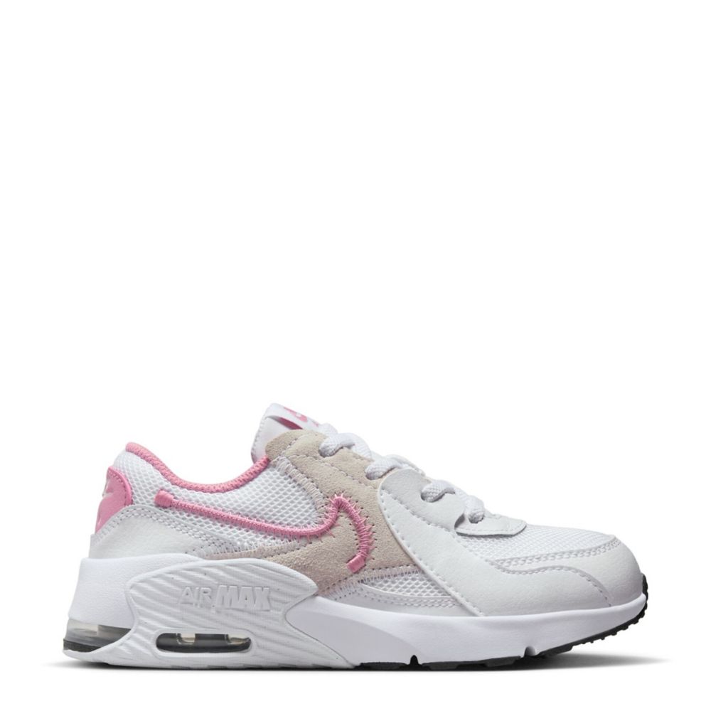 Nike Girls Little Kid Air Max Excee Sneaker  Running Sneakers - White Size 2.5M