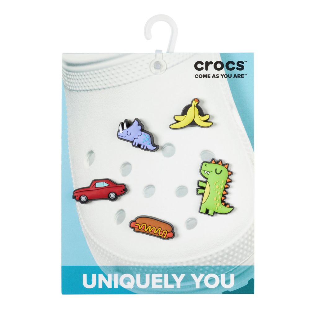 Crocs Unisex Young Boy Cartoons 5 Pack Jibbitz
