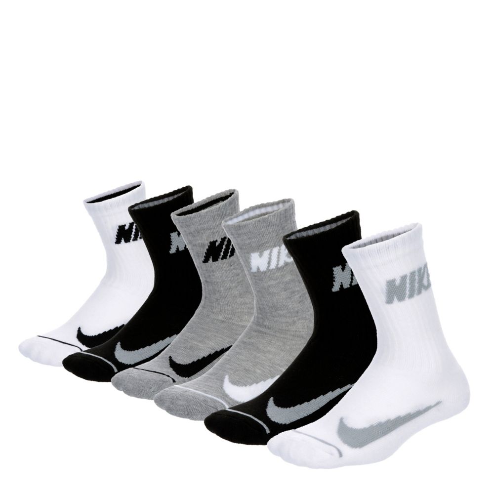Nike Unisex Swoosh Crew Socks 6 Pairs