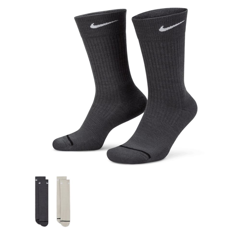 Nike Men's Everyday Cushioned Wool Crew Socks 2 Pairs