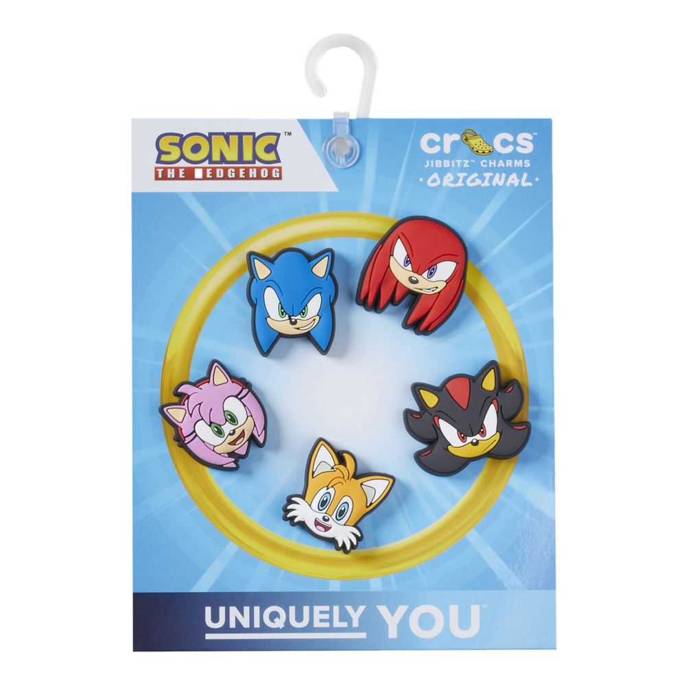 Crocs Unisex Sonic The Hedgehog 5 Pack Jibbitz