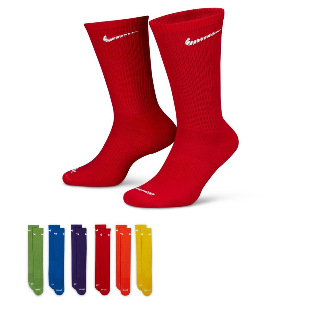 Nike Men's Everyday Plus Cushioned Crew Socks 6 Pairs