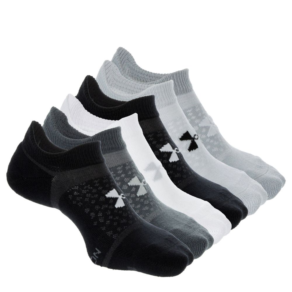 Under Armour Womens Cushioned No Show Socks 6 Pairs