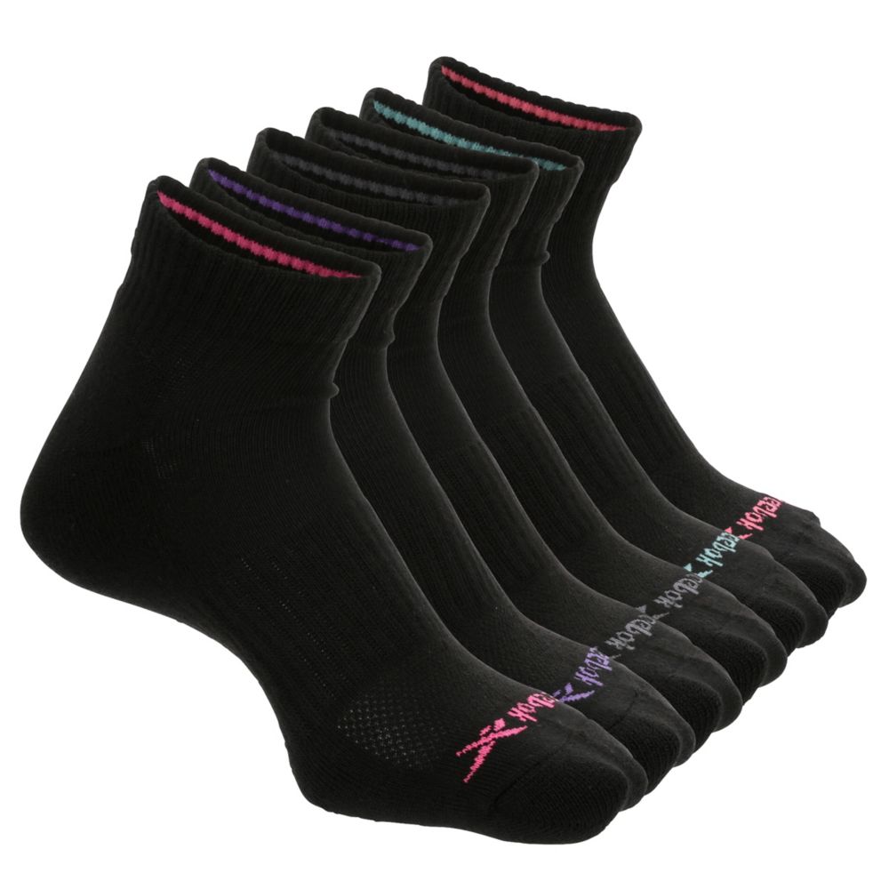 Reebok Womens Quarter Socks 6 Pairs