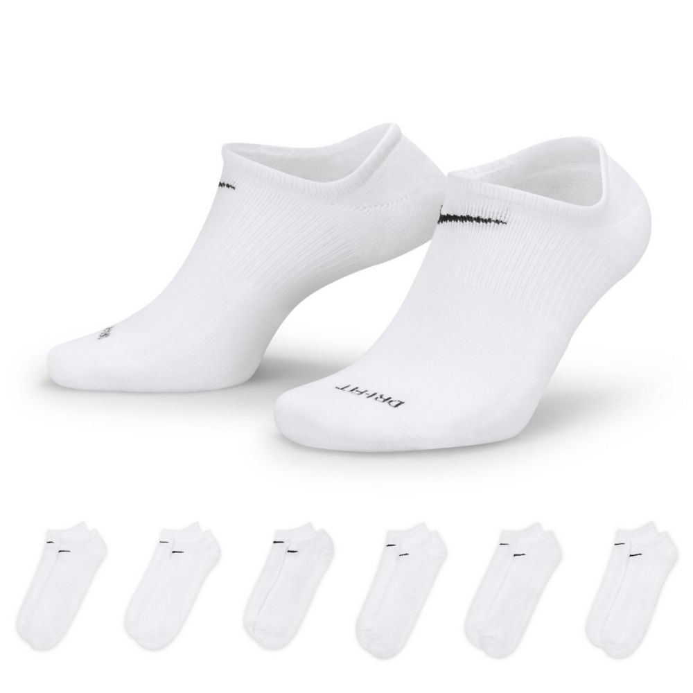 Nike Womens Large Lightweight No Show Socks 6 Pairs