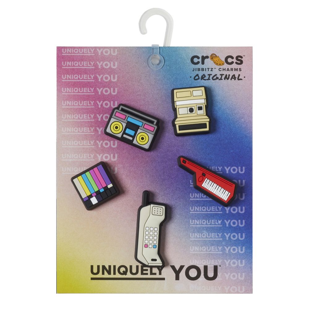 Crocs Unisex 90S Retro Vibe 5 Pack Jibbitz