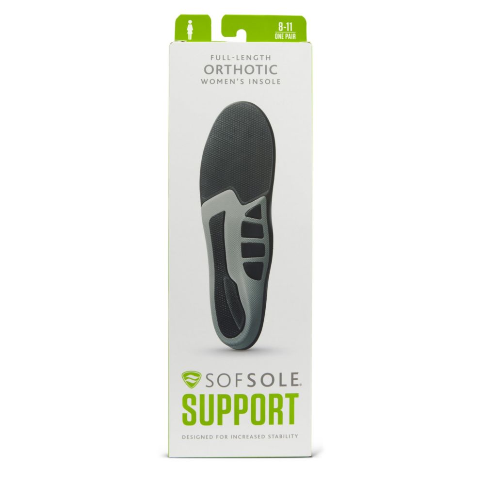 Sof Sole Womens 5-7.5 Orthotic Insole