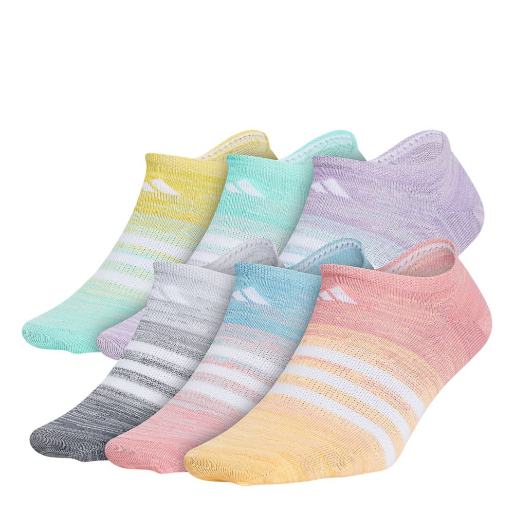 Adidas Girls Space Dye Liner Socks 6 Pairs
