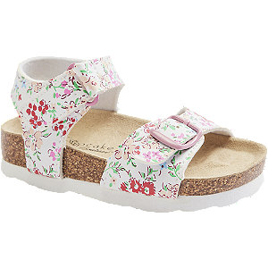 Biele detské sandále na suchý zips Cupcake Couture